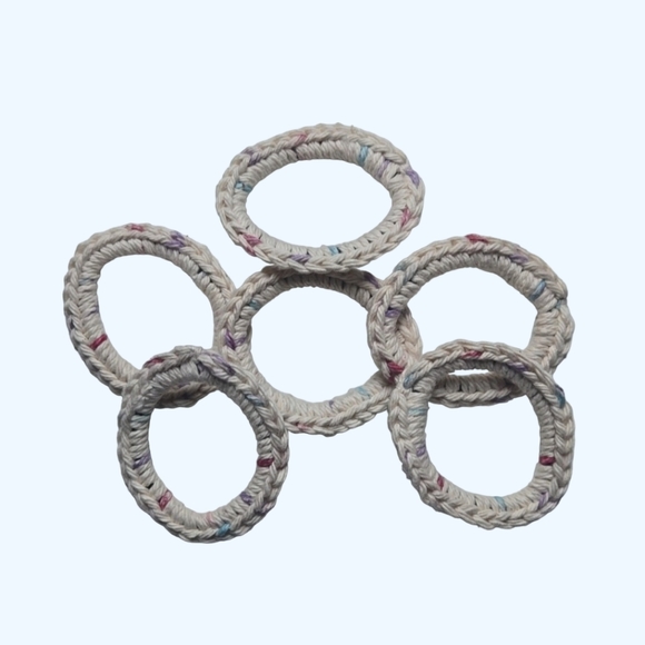 Ferret and Cat Toys, Round Ring Toys, Gray and Pink, Gift for Ferrets or Cats - Picture 6 of 6